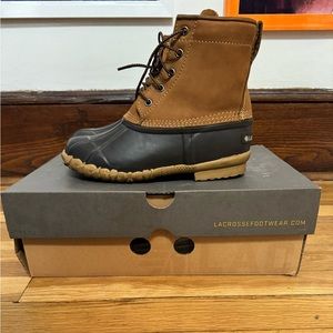 Lacrosse x J. Crew boots, Men’s 7
